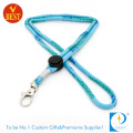 Hohe Qualität Kundenspezifische ID Badge Holder Nylon Gedruckt Lanyard bei Fabrik Preis Aus China